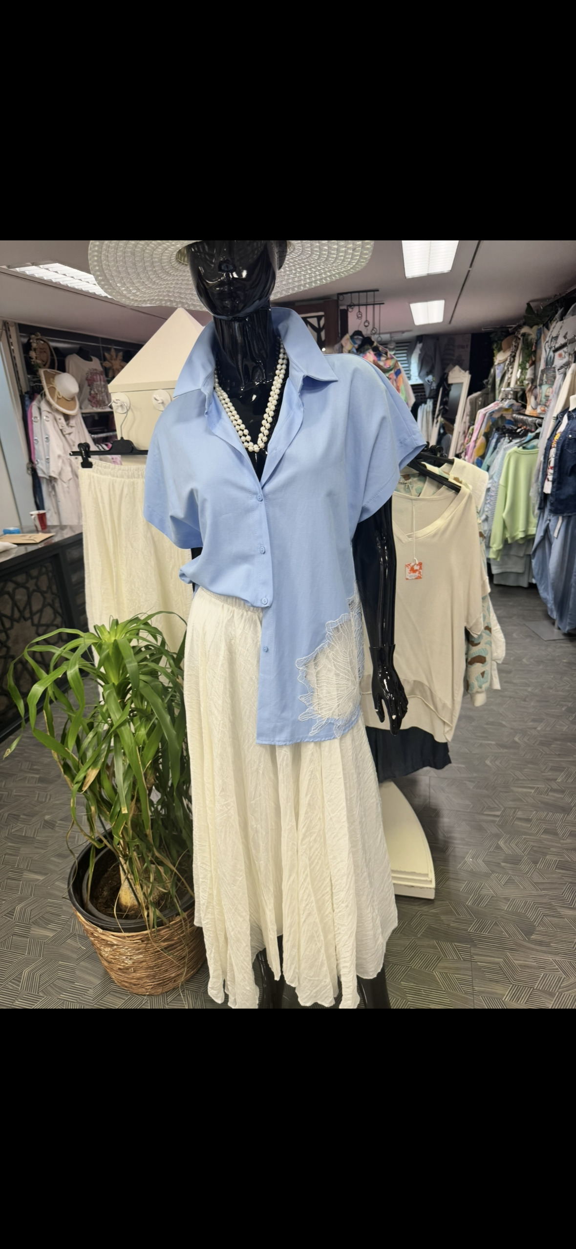 Bluse Cut-Outs - Mein Shop