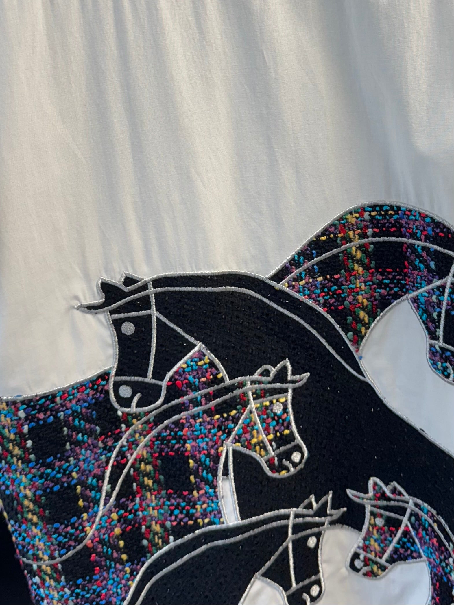 Bluse mit Pferdemotiv - Mein Shop