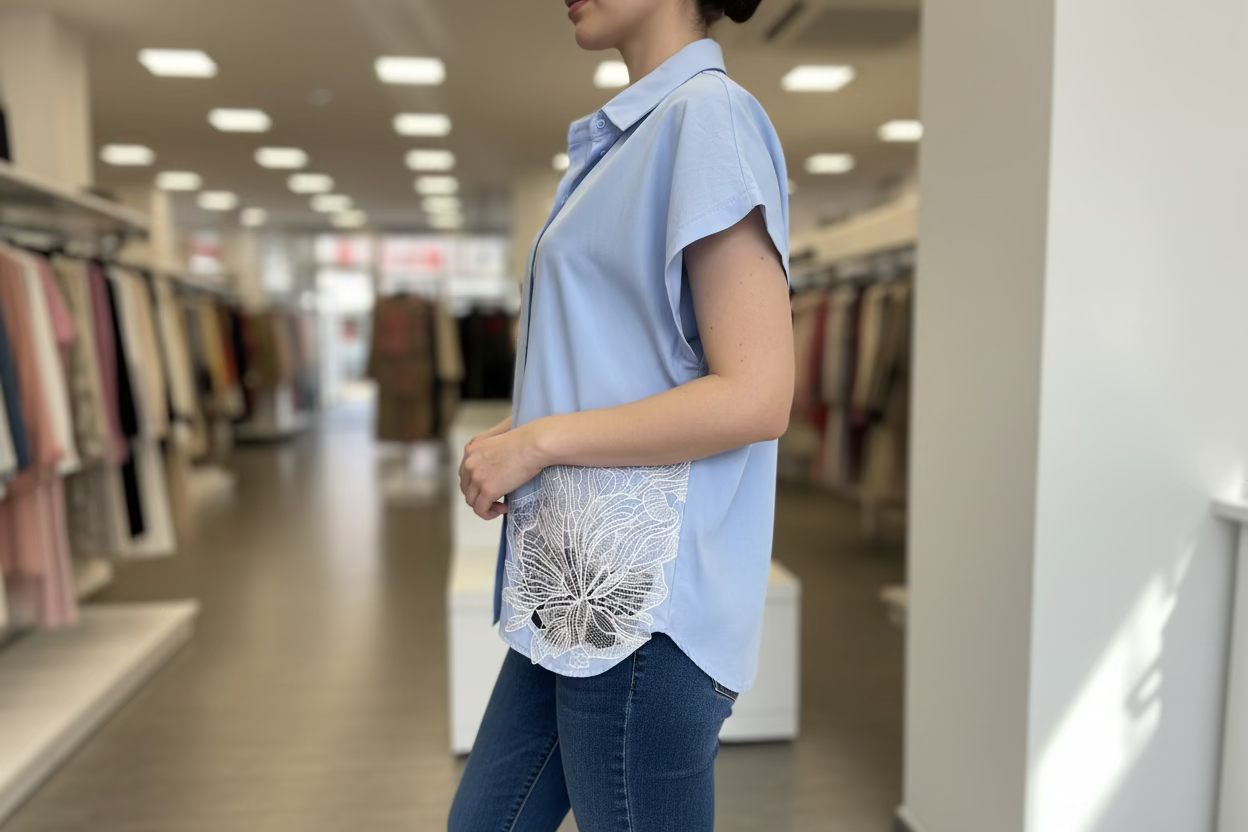 Bluse Cut-Outs - Mein Shop