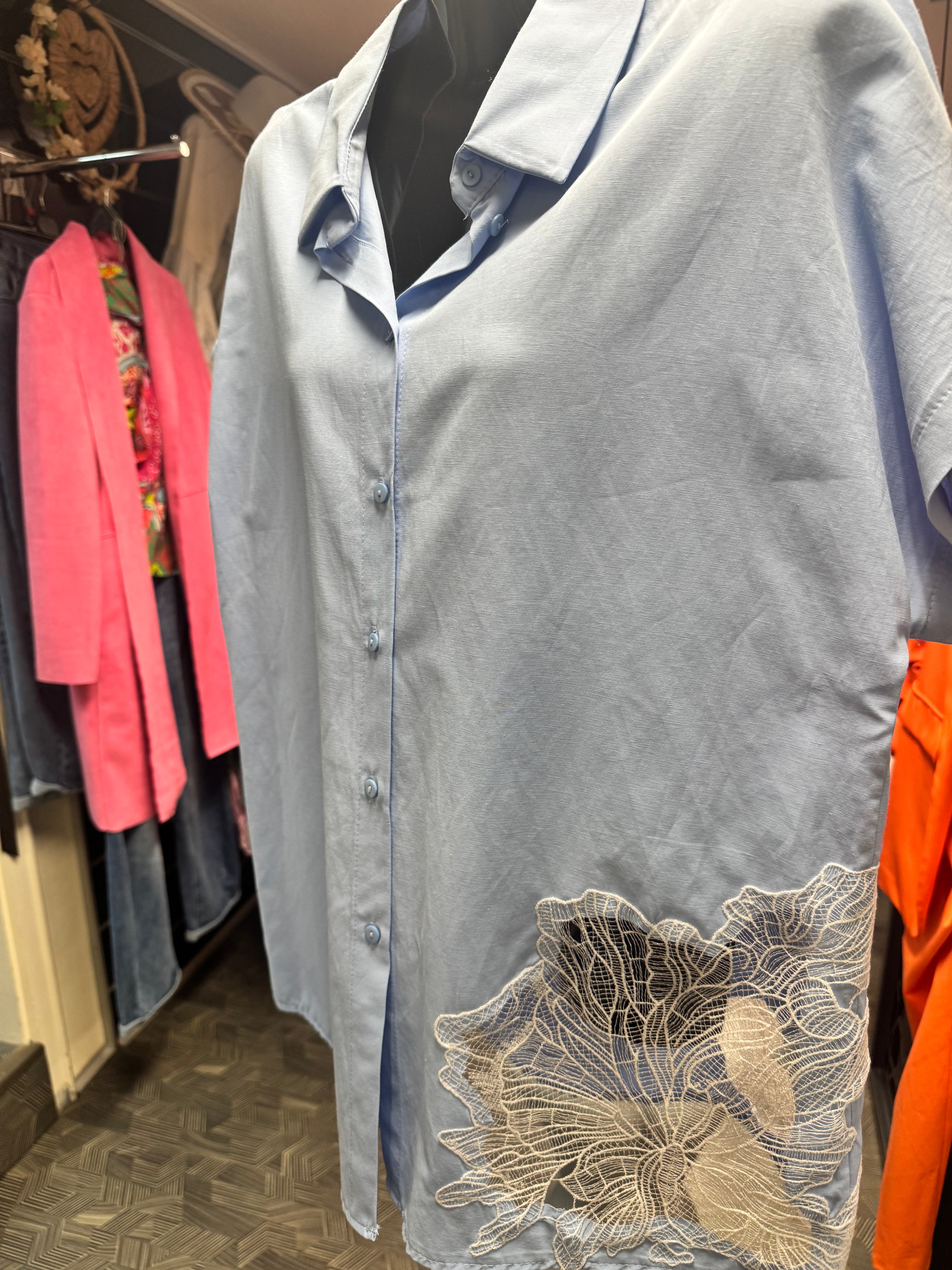Bluse Cut-Outs - Mein Shop