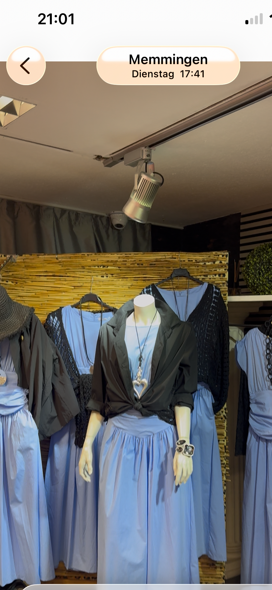 Kleid Hellblau - Mein Shop